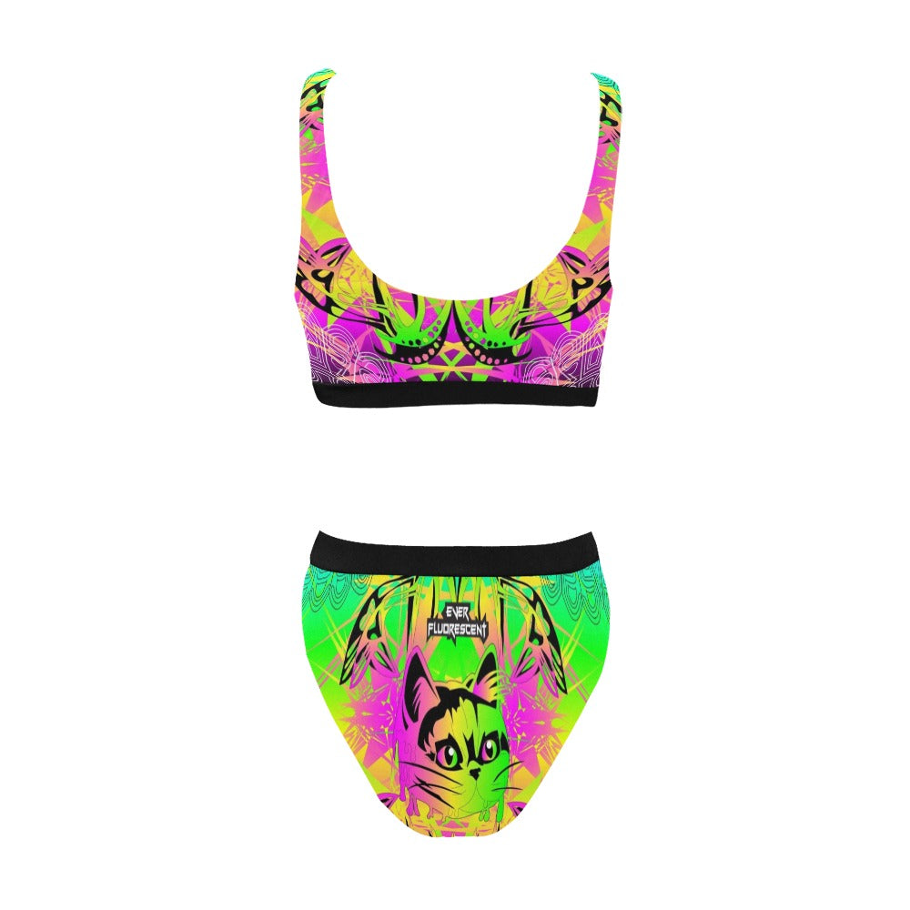 Drippy Kitty Bikini Swimsuit