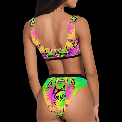 Drippy Kitty Bikini Swimsuit