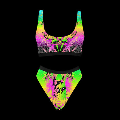 Drippy Kitty Bikini Swimsuit
