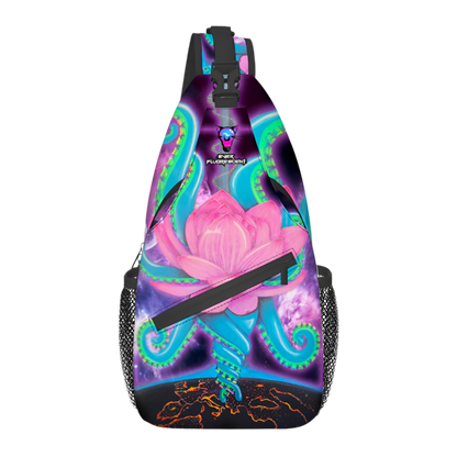 Tentacle lotus crossbody bag
