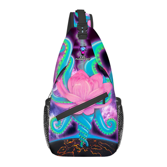 Tentacle lotus crossbody bag