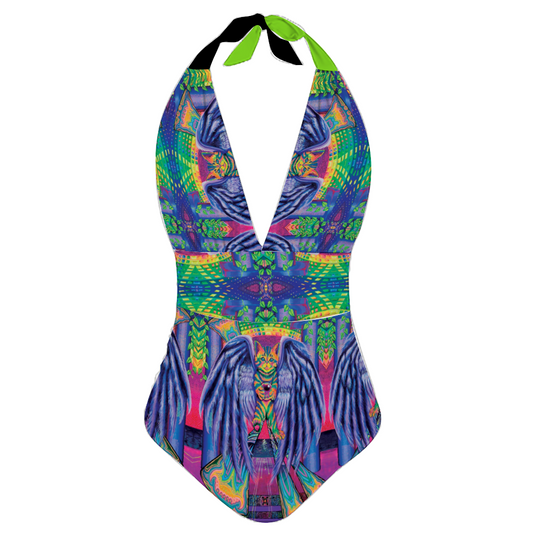cat with wings swimsuit