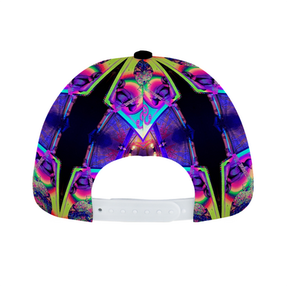 psychedelic snap back hat adjustable
