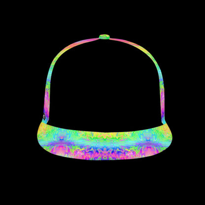Trippy Rainbow Adjustable Strapback Hat